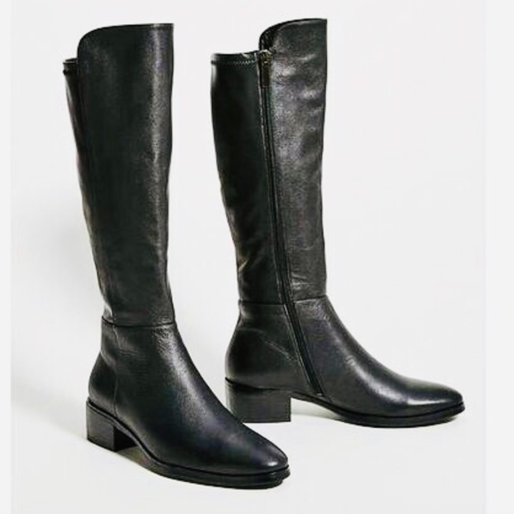 Silent D Leather Tall Riding Boots 